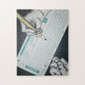 scantron illustratie legpuzzel (Verticaal)