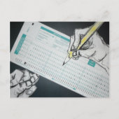 scantropine illustratie briefkaart (Voorkant)