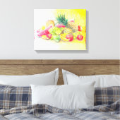 Scanvasafdruk voor fijne vruchten canvas afdruk (Insitu (Slaapkamer))