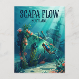 Scapa Flow Schotland Briefkaart