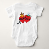 Scapular Baby Creeper (exclusief!) Romper (Achterkant)