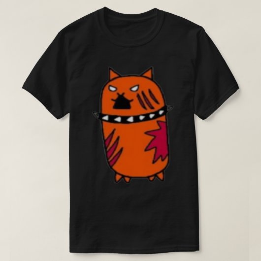 Scar cat van slagkatten t-shirt (Design voorkant)