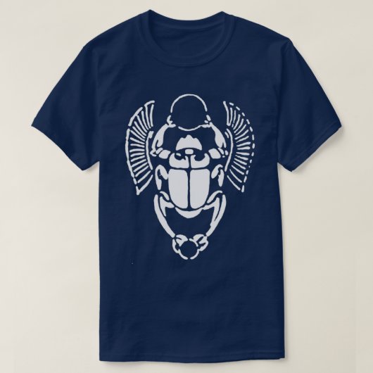 Scarab Ancient Egyptisch symbool T-shirt (Design voorkant)