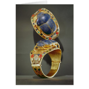 Scarab-armband, van de Tomb van Tutankhamun