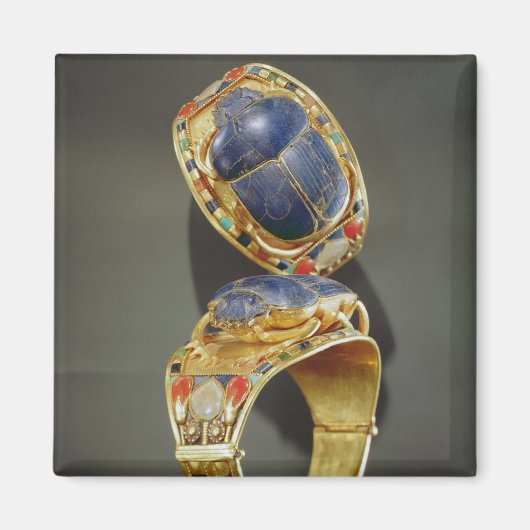 Scarab-armband, van de Tomb van Tutankhamun Magneet (Voorkant)