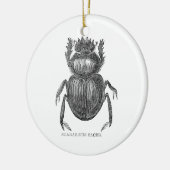 Scarab Beetel  pen en inkttekening Keramisch Ornament (Links)