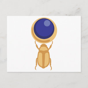 Scarab Beetle Briefkaart