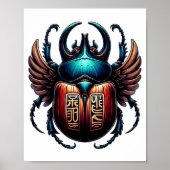 Scarab Beetle Poster (Voorkant)