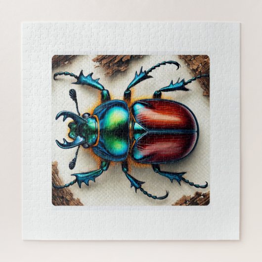 Scarab Beetle Realism 061124IREF222 - Watercolor Legpuzzel (Verticaal)