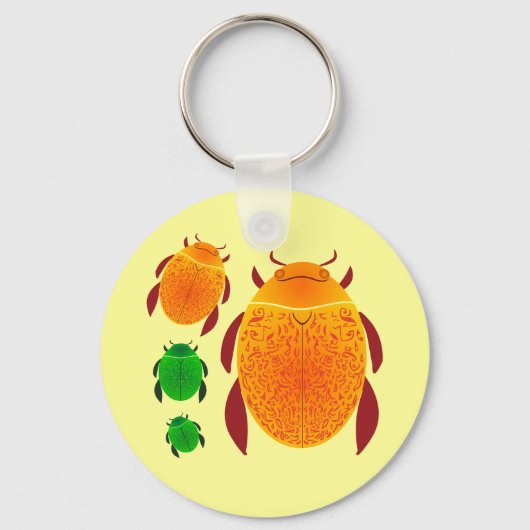 Scarab Beetle Sleutelhanger (Voorkant)