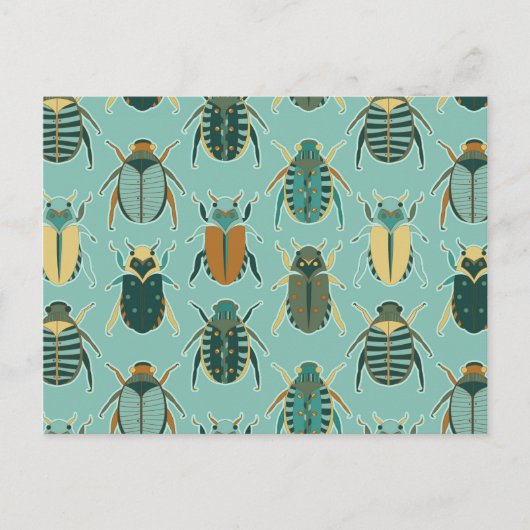 Scarab Beetles Briefkaart (Voorkant)