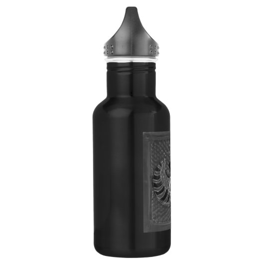 Scarab black water bottle waterfles  (Links)