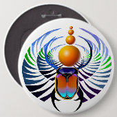 Scarab-Button Ronde Button 6,0 Cm (Voorkant /achterkant)