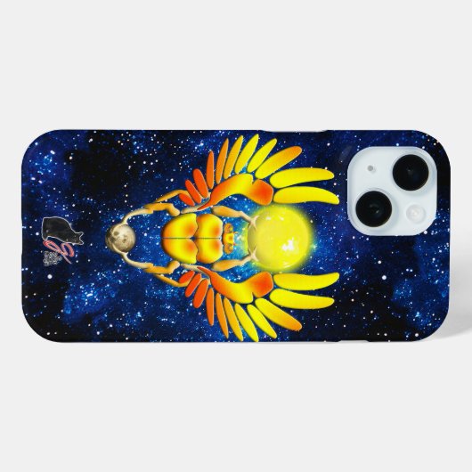 Scarab Case-Mate iPhone Case (Achterkant (horizontaal))