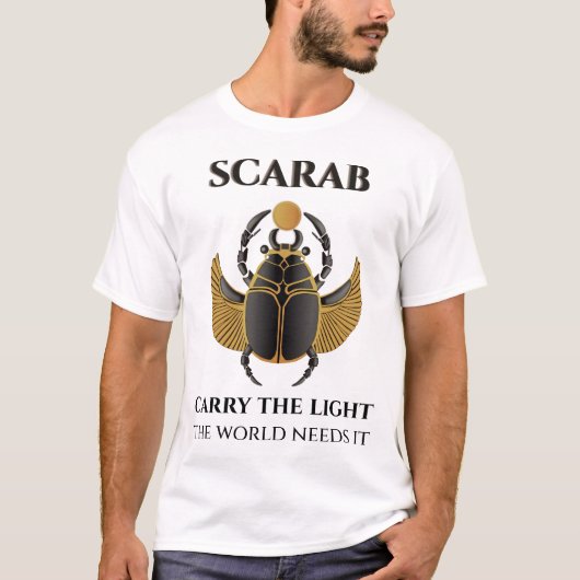 Scarab · Je werd herboren de dag dat je weigerde o T-shirt (Voorkant)