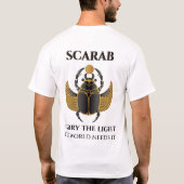 Scarab · Je werd herboren de dag dat je weigerde o T-shirt (Achterkant)