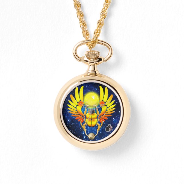 Scarab Ketting Watch (Voorkant)