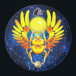 Scarab Magneet<br><div class="desc">The Scarab flies across the sky rolling the sun and pulling the moon. Each day and night the ancient spirit traverses the heavens embodying the cycle of life and death. Embrace the wisdom of the ages and transform your sense of the passage of time when you embellish your crypt with...</div>