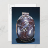 Scarab met Heron uit Tutankhamun Briefkaart (Voorkant / Achterkant)