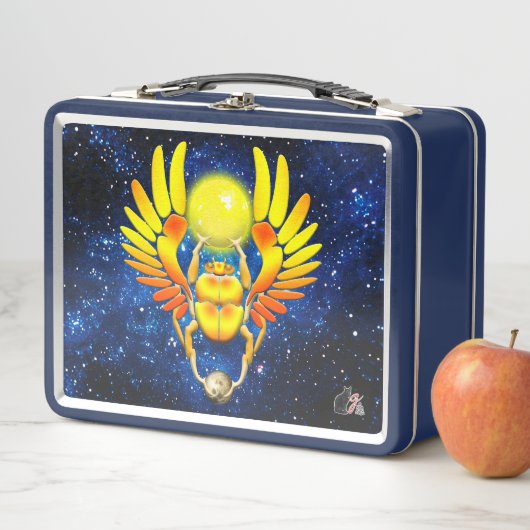 Scarab Metal Lunchbox (In situ)