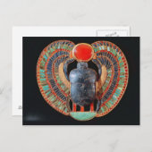 Scarab-pectoris, van de tombe van Tutankhamun Briefkaart (Voorkant / Achterkant)