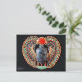 Scarab-pectoris, van de tombe van Tutankhamun Briefkaart (Staand voorkant)
