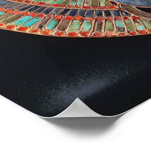 Scarab-pectoris, van de tombe van Tutankhamun Poster (Hoek)