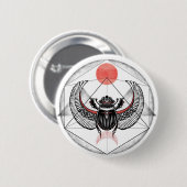 Scarab Ronde Button 5,7 Cm (Voorkant /achterkant)