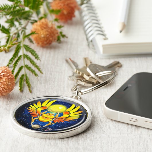 Scarab-Sleutelhanger Sleutelhanger (Zijkant)