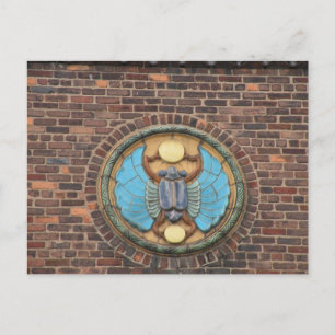 Scarab tile Detroit Michigan Briefkaart
