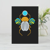 SCARAB uitnodiging - pas aan (Staand voorkant)