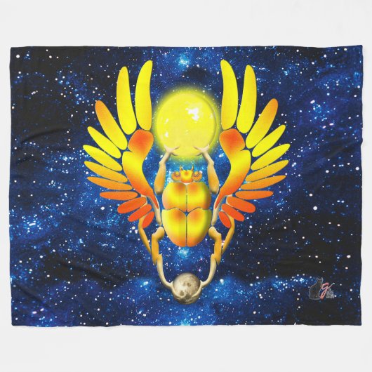 Scarabee Fleece Deken (Voorkant (Horizontaal))
