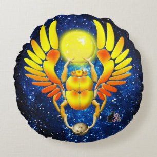 Scarabee Rond Kussen