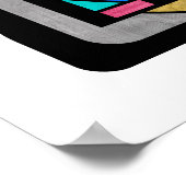 Scarabesque - Art Deco Art Nouveau Geometrisch Poster (Hoek)