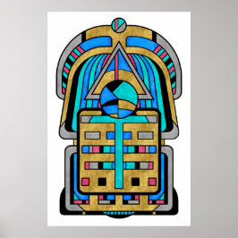 Scarabesque - Art Deco Art Nouveau Geometrisch Poster