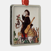 Scaramouche op Horseback Metalen Ornament (Rechts)