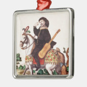 Scaramouche op Horseback Metalen Ornament (Links)