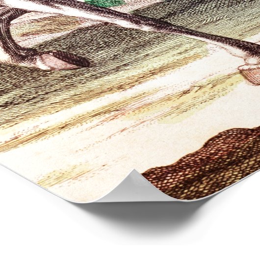 Scaramouche op Horseback Poster (Hoek)