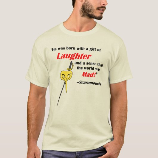 Scaramouche Quote T-shirt (Voorkant)