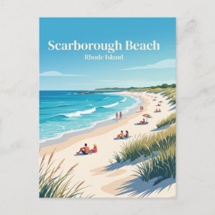 Scarborough Beach Rhode Island Briefkaart