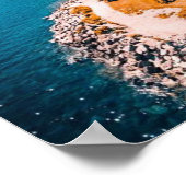 Scarborough Bluffs Canada gestileerd Poster (Hoek)