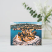 Scarborough Bluffs Canada gestiliseerd Briefkaart (Staand voorkant)