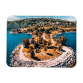 Scarborough Bluffs Canada gestiliseerd Magneet (Horizontaal)