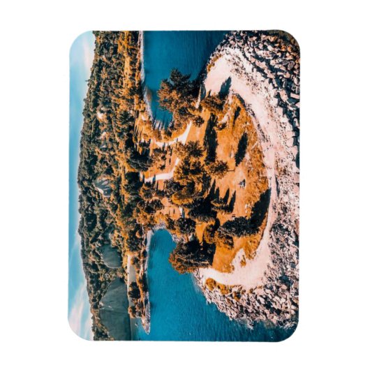 Scarborough Bluffs Canada gestiliseerd Magneet (Verticaal)