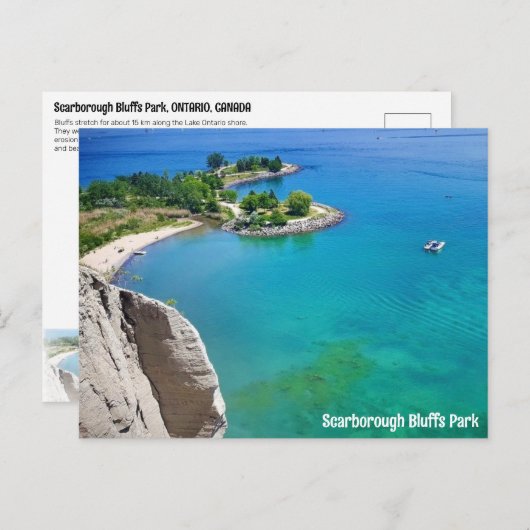Scarborough Bluffs Park Briefkaart (Voorkant / Achterkant)