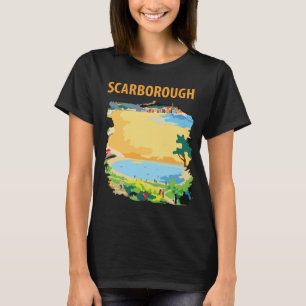 Scarborough Britse Zee Retro Reis T-Shirt