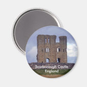 Scarborough Castle Engeland magneet (Voorkant / Achterkant)