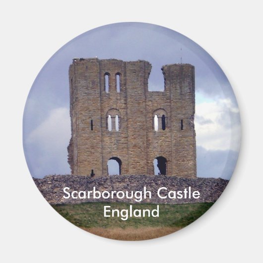 Scarborough Castle Engeland magneet (Voorkant)