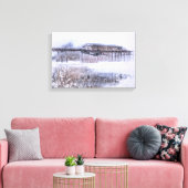 Scarborough: De North Bay Pier Canvas Afdruk (Insitu (Woonkamer))
