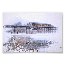 Scarborough: De North Bay Pier Foto Afdruk